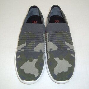 Blondo Waterproof Karen Knit Slip-on Sneaker Green Camo
